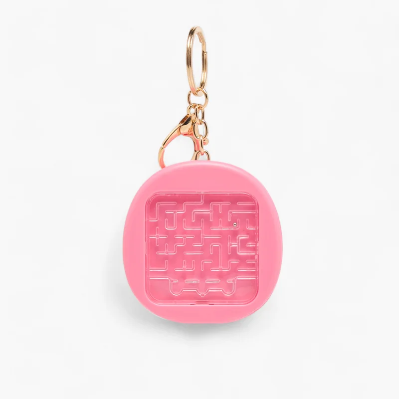 لايف ستايل Maze Game Charm Keyring in Pink for Kids